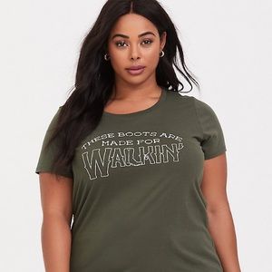 These boots are made for Walkin tee from Torrid